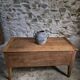 Antique French flour chest in oak – 19th-century farmhouse side table