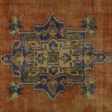 Turkish Anatolian Handmade Vintage Area Rug 285 cm x 185 cm