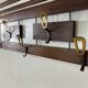 Modernist teak brass - 1950s metal
