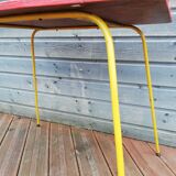 Set of 4 chairs and a vintage table, 70s