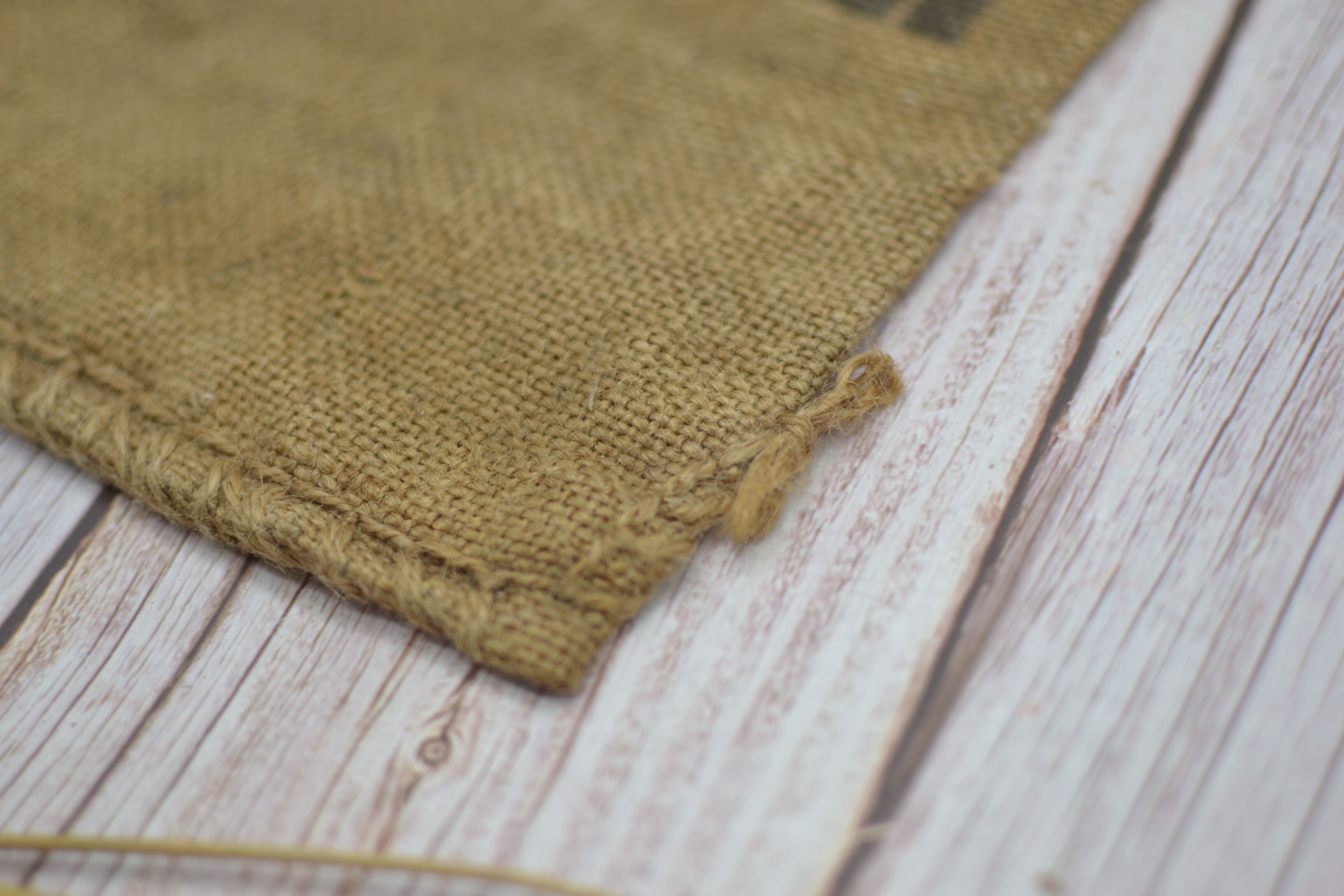 Bag in burlap that allowed transport