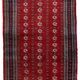 Tapis vintage ouzbek Boukhara fait main en laine – 126 x 195 cm – années 1960