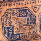 Vintage 20th century corridor Afghan carpet 88 X 329 CM