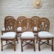 6 Chaises vintage en rotin peacock  Emmanuelle