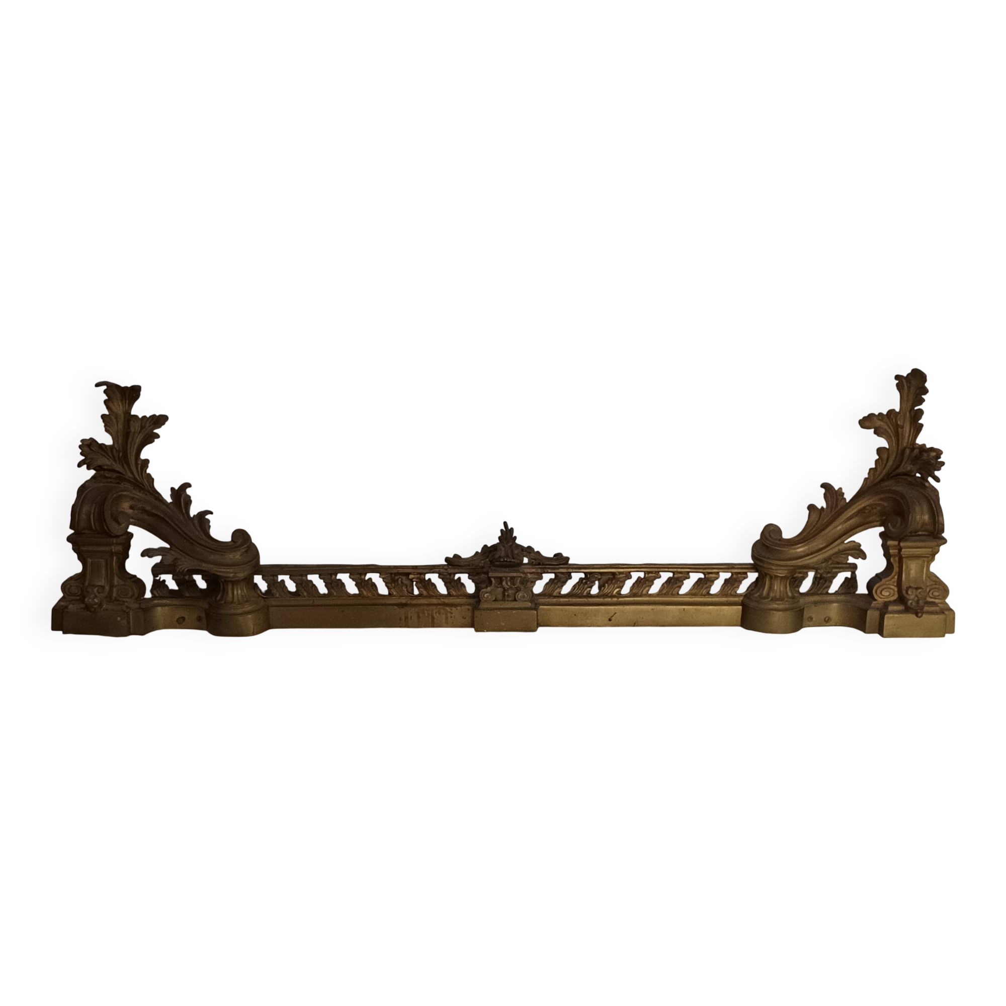 bronze fireplace bar