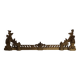 bronze fireplace bar