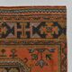 3x11 Vintage Terracotta Oriental Pattern Turkish Runner Rug, 89x342Cm