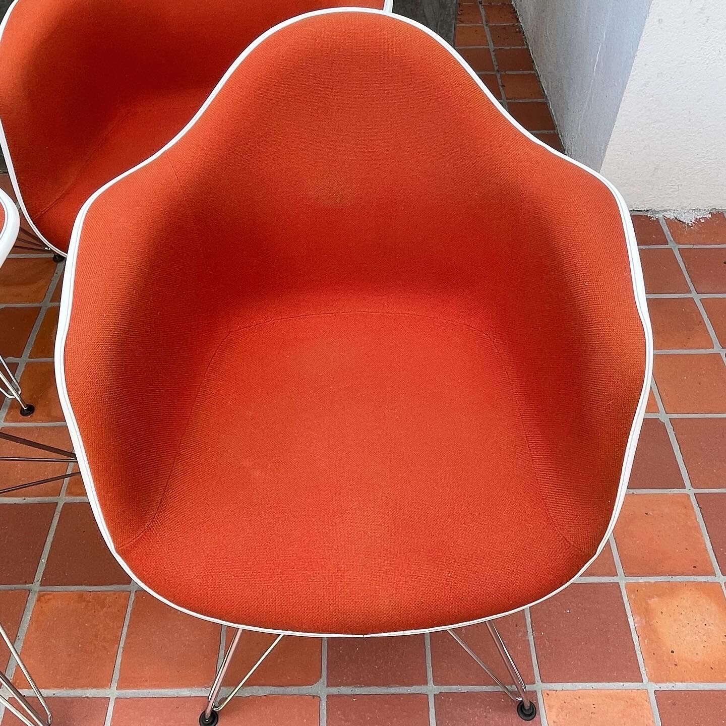 Set of 4 Dar armchairs by Charles and Ray Eames 1950s