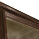 Large mirror in solid oak and beveled glass by André Le Picard 1950