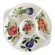 Vintage majolica vegetable compartment aperitif plate