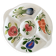 Vintage majolica vegetable compartment aperitif plate