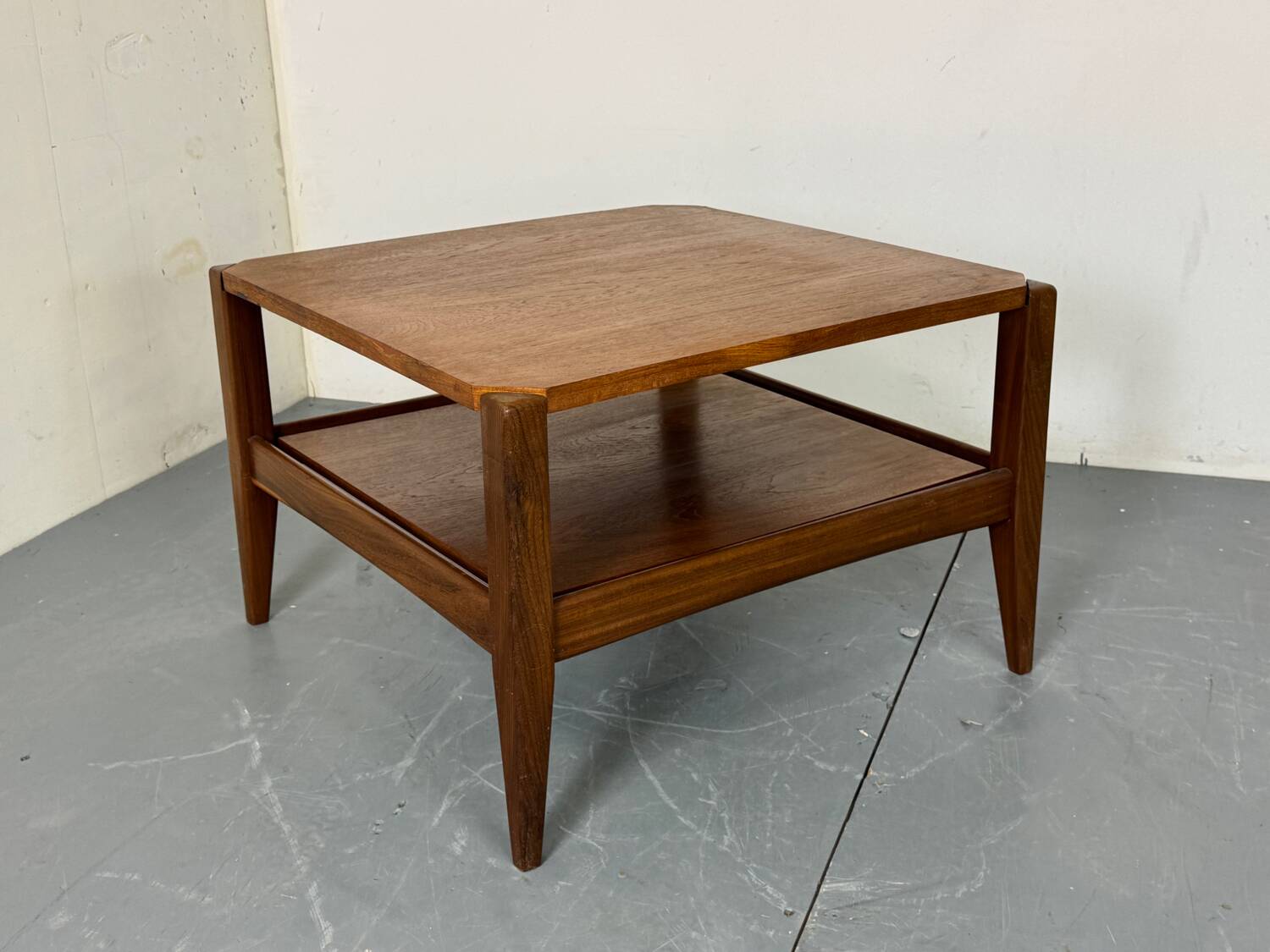 Scandinavian Danish Teak & Formica Coffee Table, 1950s