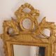 Miroir Louis XVI en bois doré 35x 65cm