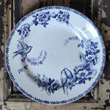 Set of four flat plates in iron earth