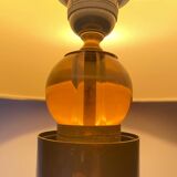 Lampadaire unique en verre de Murano. Design années 60.