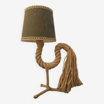 Rooster Rope Lamp Circa 1950