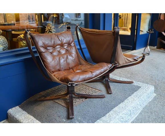 Pair of armchairs Sigurd Ressel Falcon, 1960