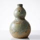 Small double sake ceramic flask from Iga, vintage/antique collection.