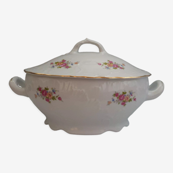 Soupiere vintage en porcelaine fine