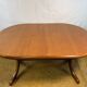 Table à manger extensible en teck oval Sutcliffe de Todmorden des années 1960