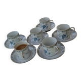 Limoges porcelain coffee service – Haviland France – floral model b