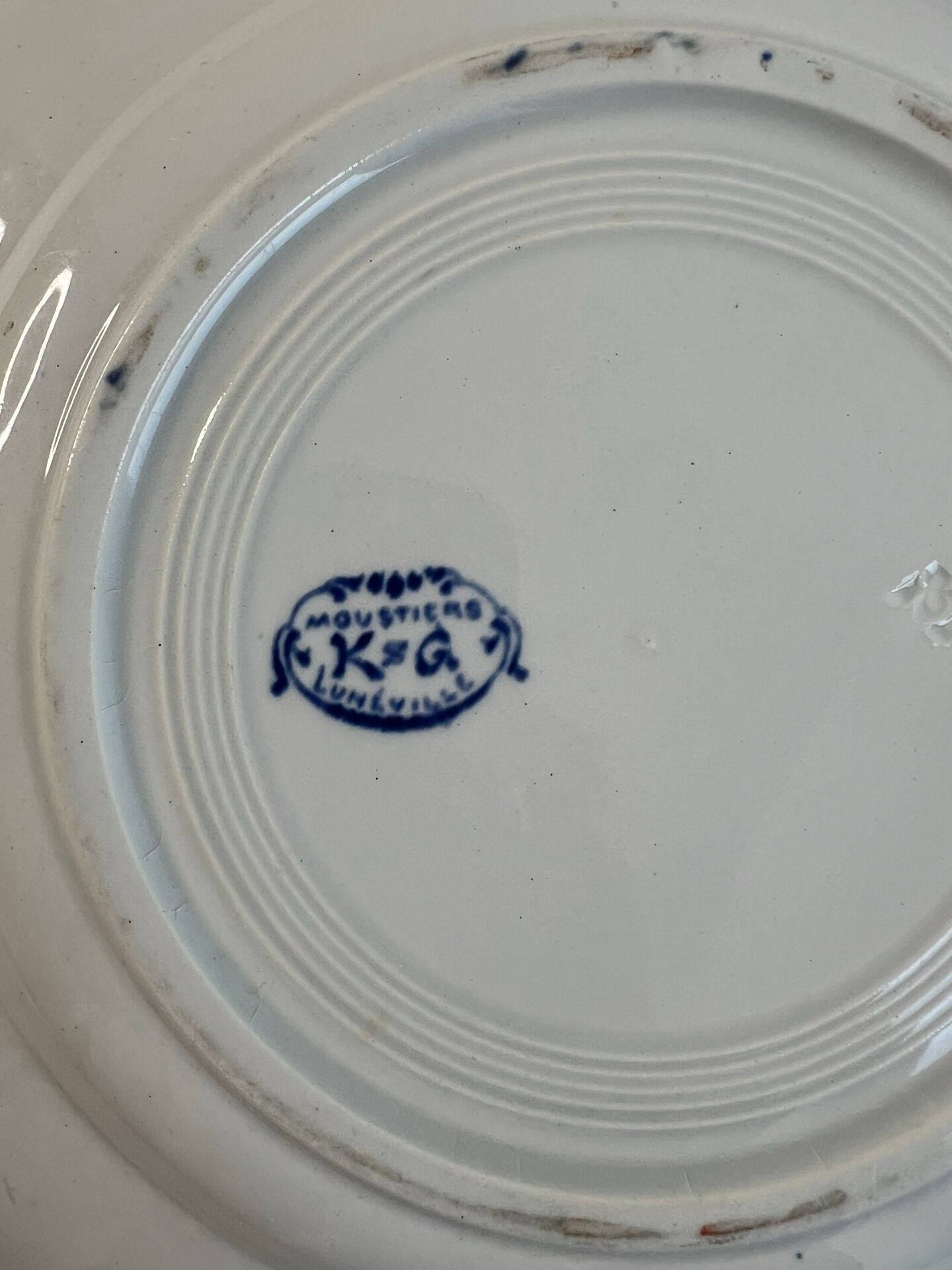 Lunéville KG — Moustiers Collection, Serving Plate