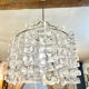 Carlo Nason for Mazzega Murano glass chandelier, Italy 1970.