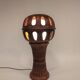 Large brutalist vintage ceramic floorlight