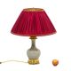 Cracked celadon porcelain lamp with gilded bronze, circa 1880