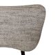 Butterfly Mid-Century dining chair in Peony cotton, Poland, 1960s