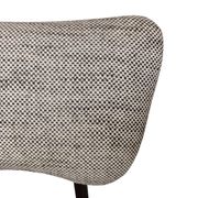 Butterfly Mid-Century dining chair in Peony cotton, Poland, 1960s