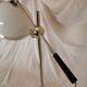 Lampe articulée, plastique et chrome, champignon, style 1970