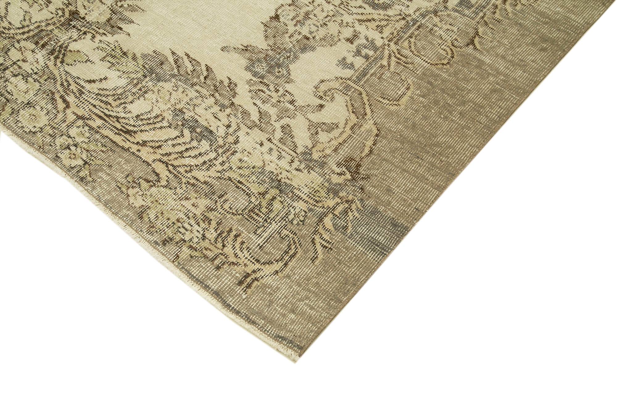 Handwoven Decorative Anatolian Beige Carpet 171 cm x 230 cm