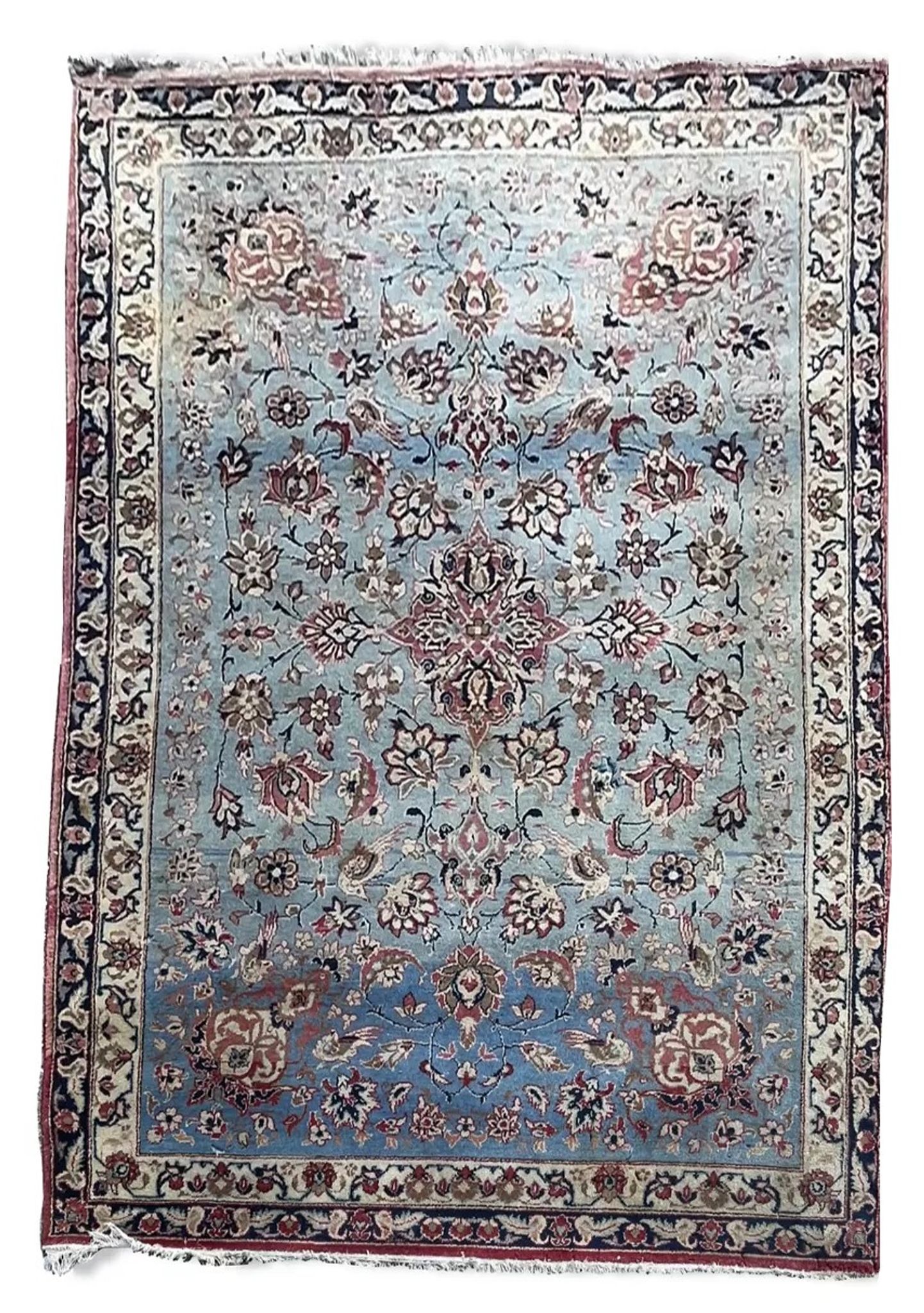 Oriental carpet iran Isfahan Nadjafabad Persian: handmade. Dimensions: 1.60 x 2.30 m