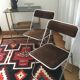 Lot de 4 chaises pliantes en velours