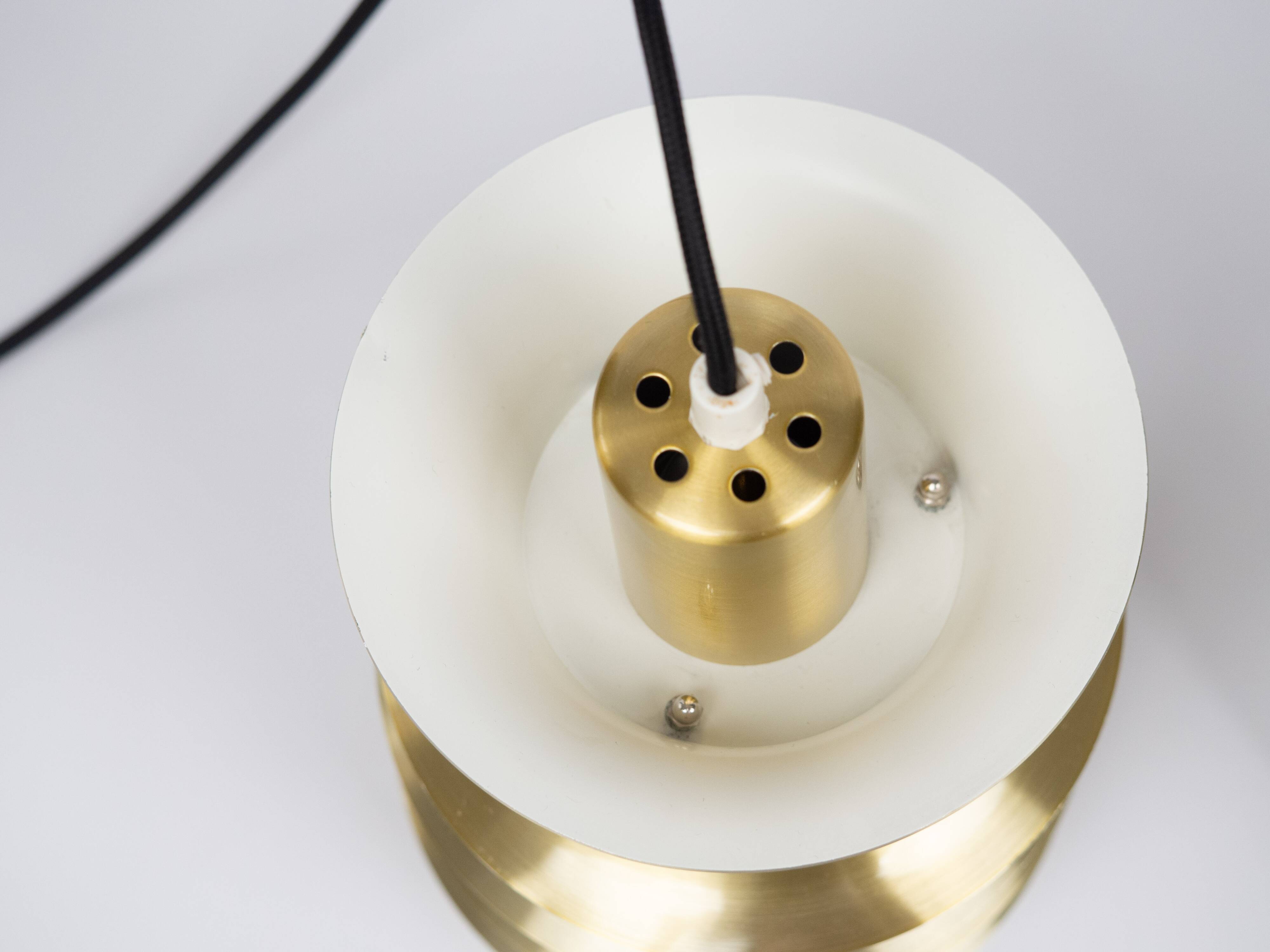 Paire de 2 lampes danoises de l'ère spatiale des années 1970.