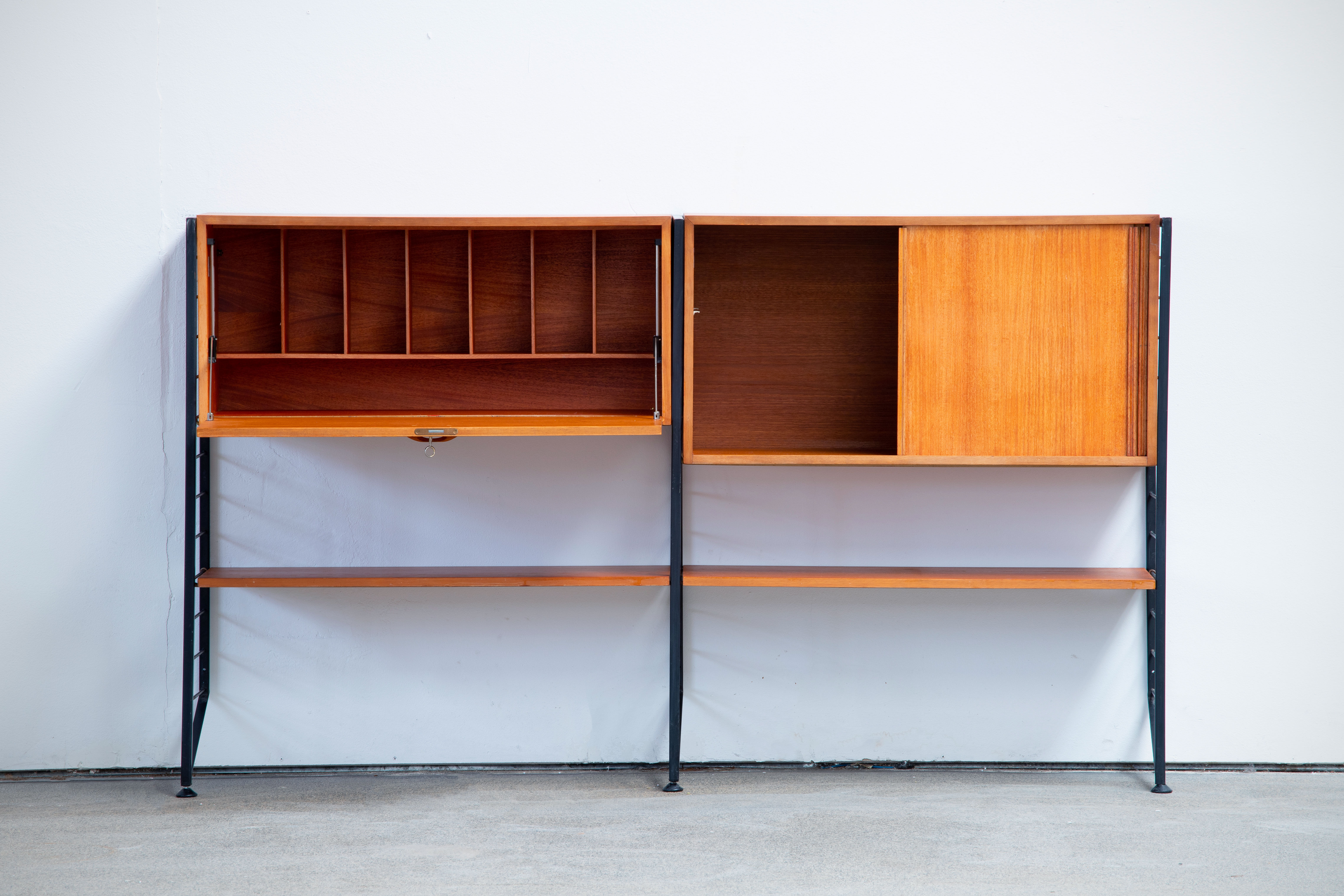 Library / Scandinavian Wall unit in teak 1960