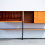 Library / Scandinavian Wall unit in teak 1960