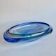 Large glass bowl, Murano, 1980s.