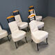 Vintage dining chairs by Giorgetti, 1970s