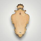 Golden Baroque Resin Wall Mirror – Rococo Style