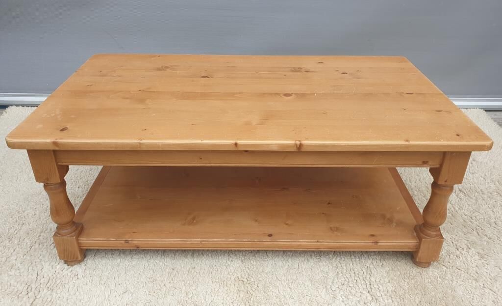 Coffee table Interior's Honey pine 2 trays