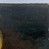 Oil on cardboard still life with pitcher and onions early twentieth century