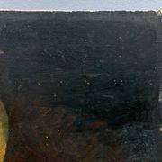 Oil on cardboard still life with pitcher and onions early twentieth century
