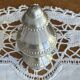 Silver-plated table salt cellar model Pearls
