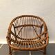 Vintage rattan basket chair