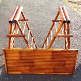 Rare old bamboo console