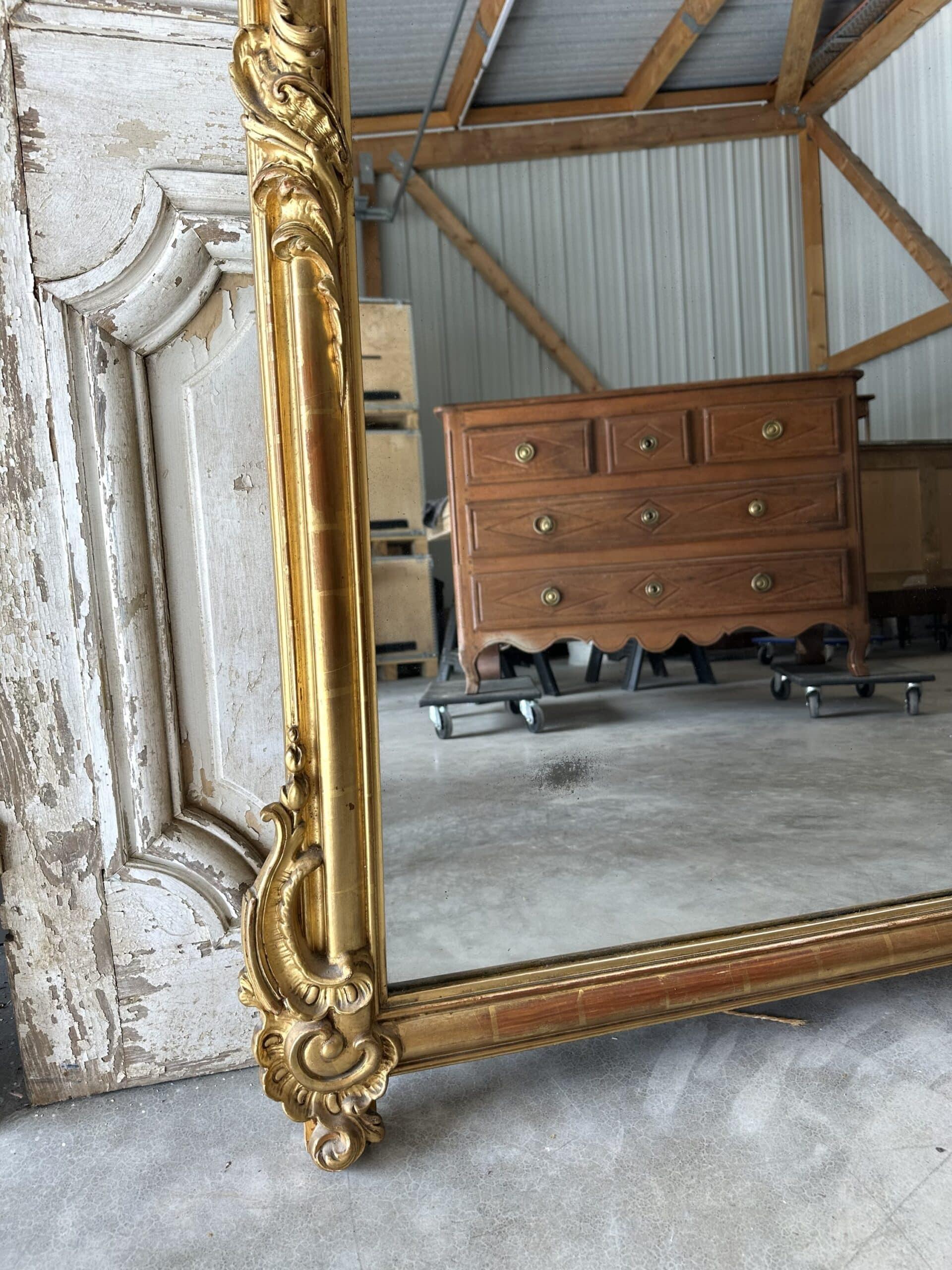 Louis XV style mirror circa 1880