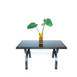 Table d’appoint en fer forgé vintage brutaliste par Raymond Subes
