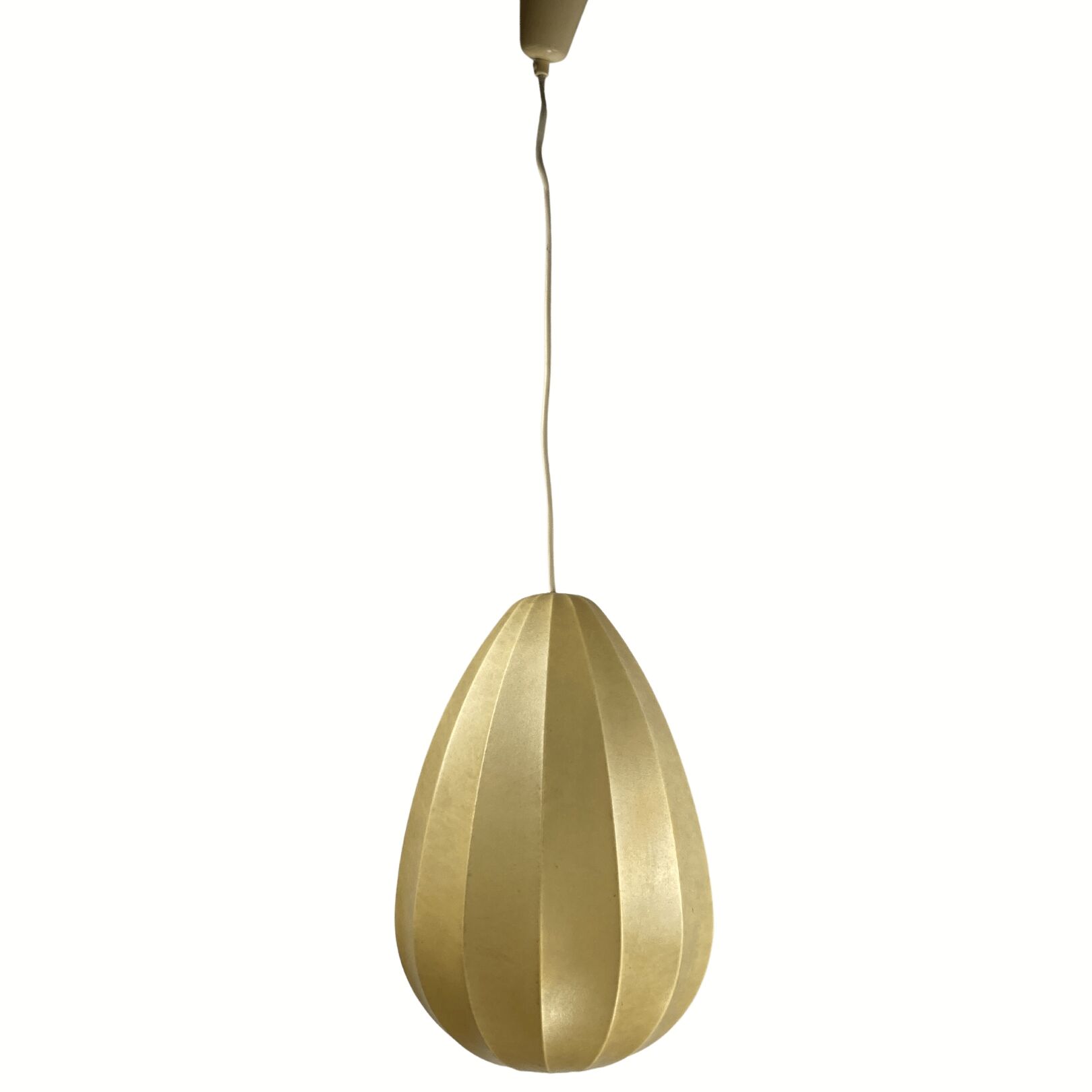 Cocoon space age lantern pendant, Germany 1960s